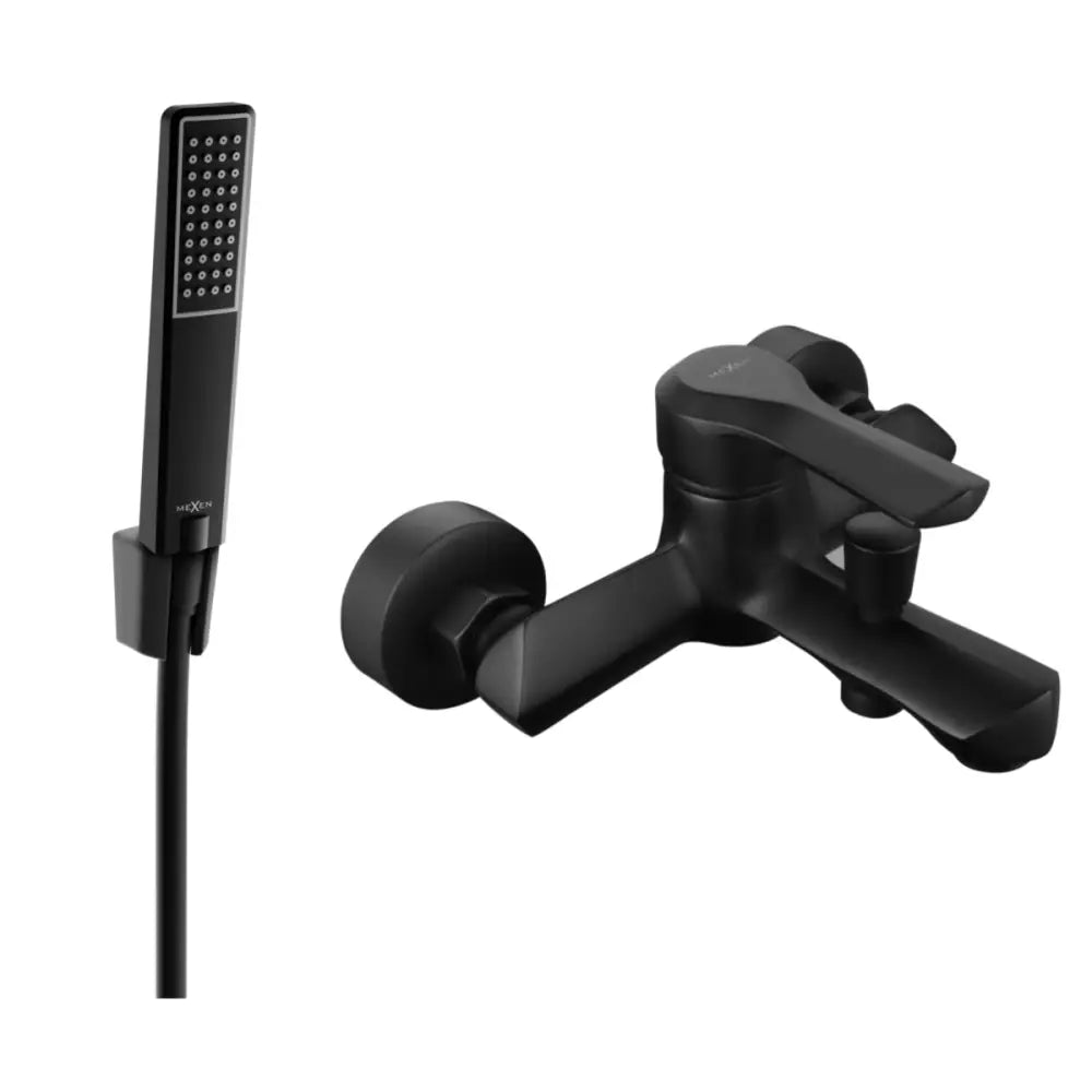 Mexen Sabre R72 Badekarsbatteri med Dusjsett Svart - 7213r72-