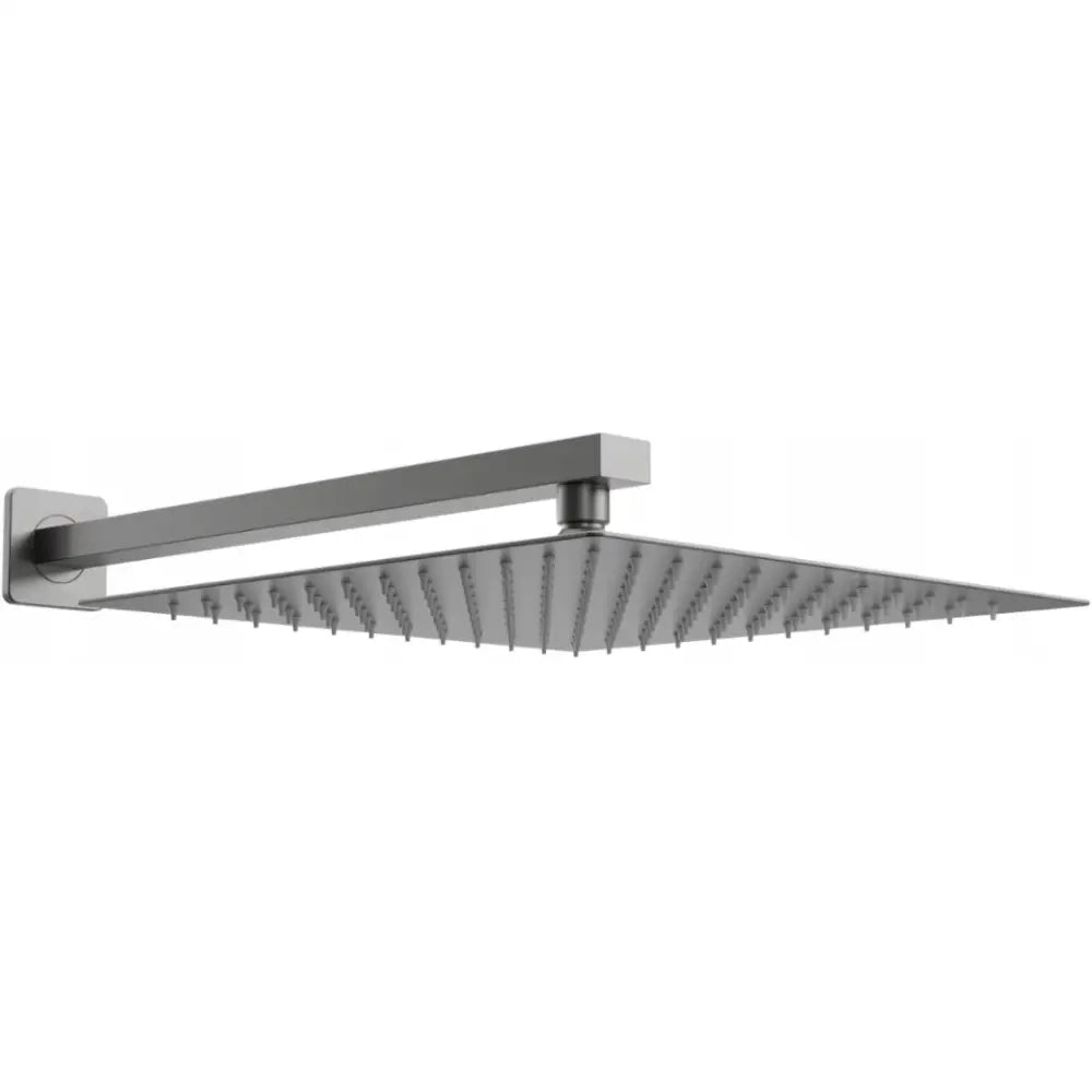 Mexen Slim Dusjhode 30x30 Cm med Dusjarm Grafitt - 79130112-