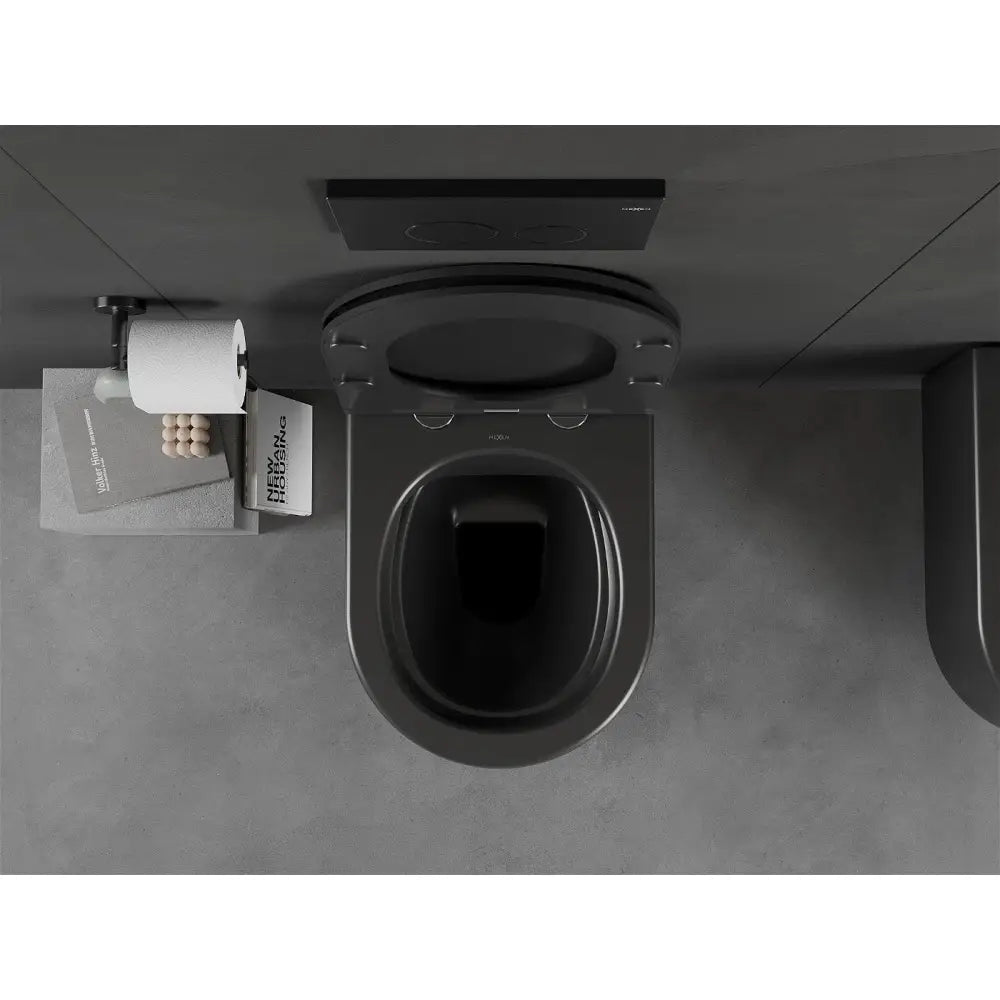 Mexen Sofia Toalettskål Rimless Matt Svart - 3354xx