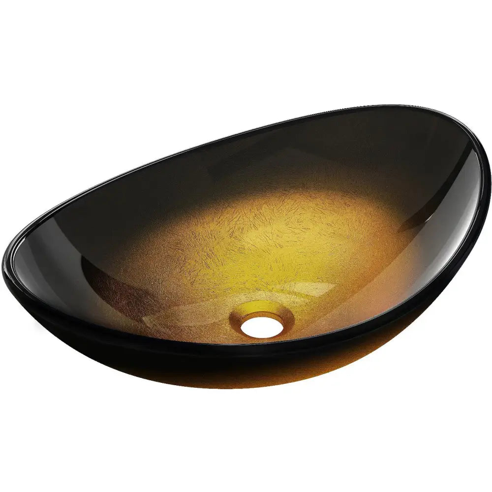 Mexen Sonia Glasservant for Benkeplate 54x37 Cm Mørk Gull