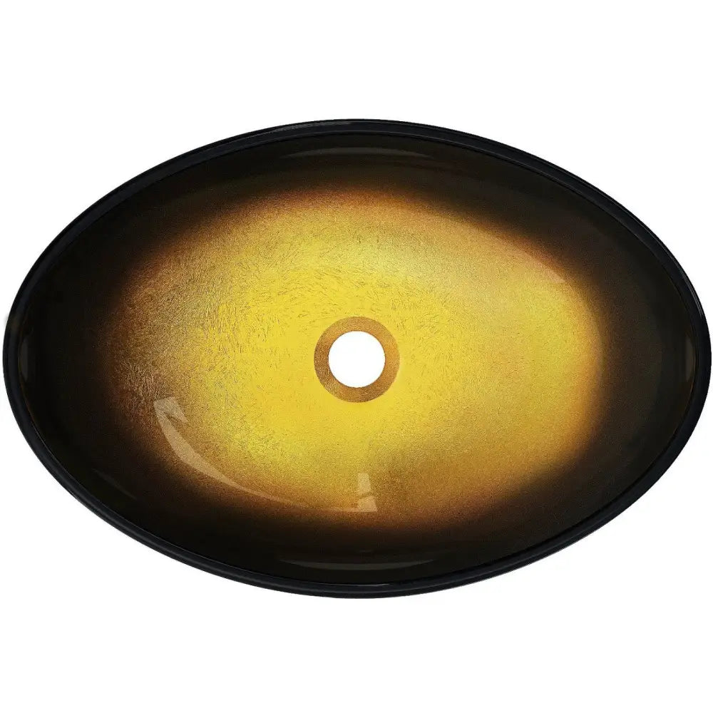 Mexen Sonia Glasservant for Benkeplate 54x37 Cm Mørk Gull