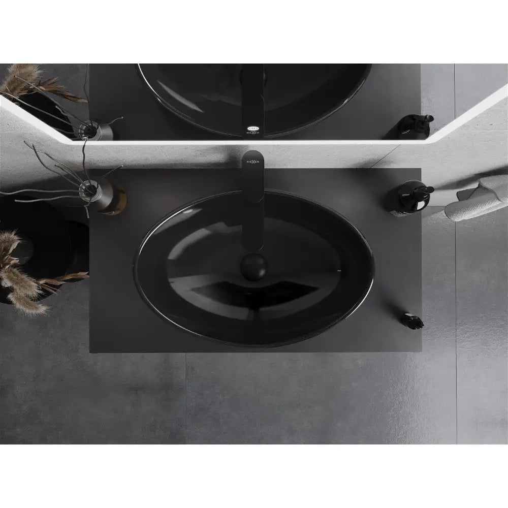 Mexen Sonia Glasservant for Benkeplate 54x37 Cm Svart