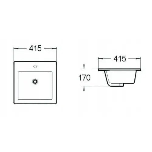 Mexen Stella Innfelt Servant 41x41 Cm Hvit