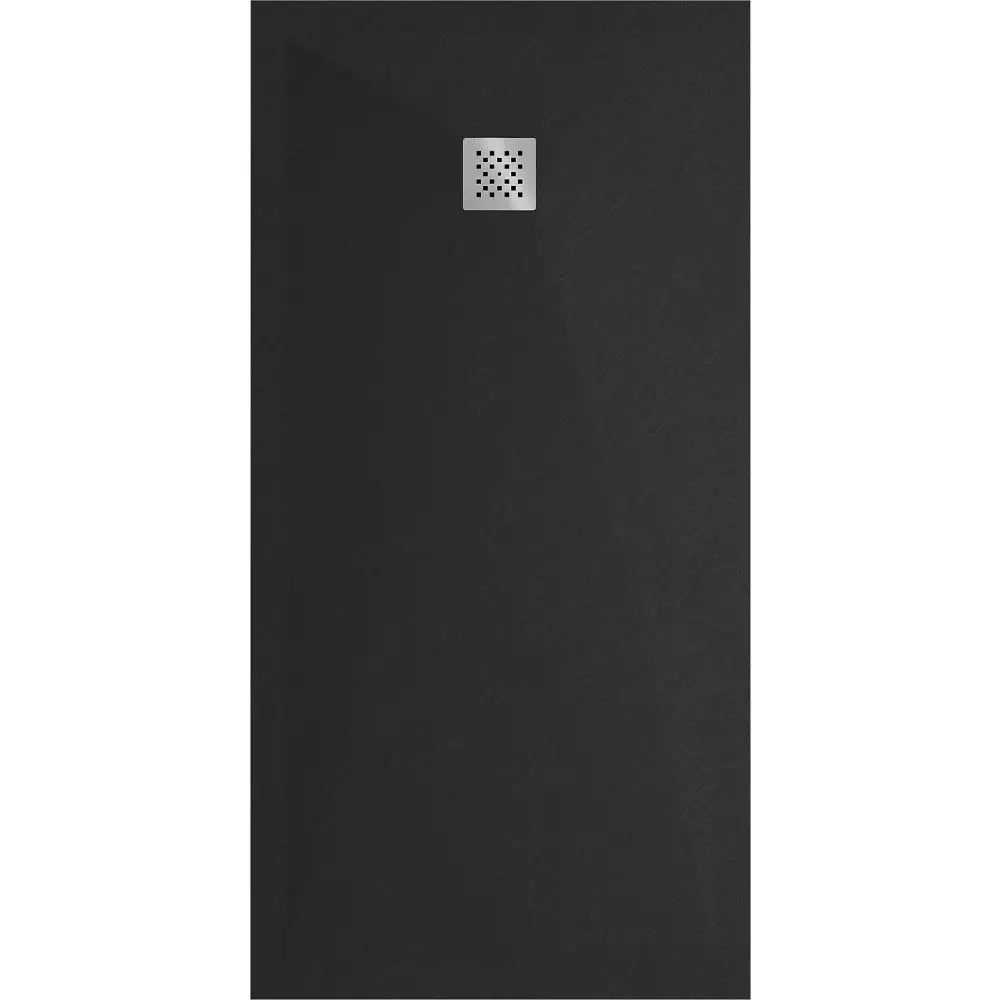 Mexen Stone + Kompositt Rektangulær Dusjbunn 180x90 Cm Svart