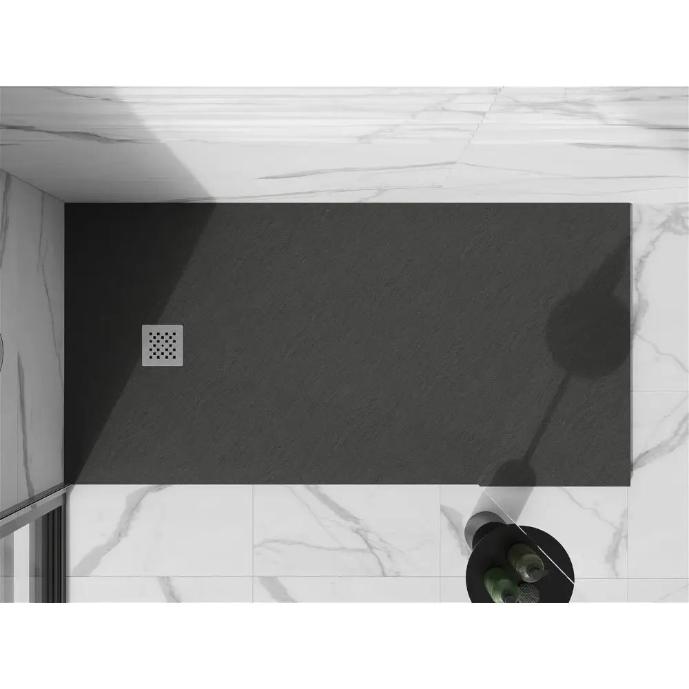 Mexen Stone + Kompositt Rektangulær Dusjbunn 200x90 Cm Antrasitt