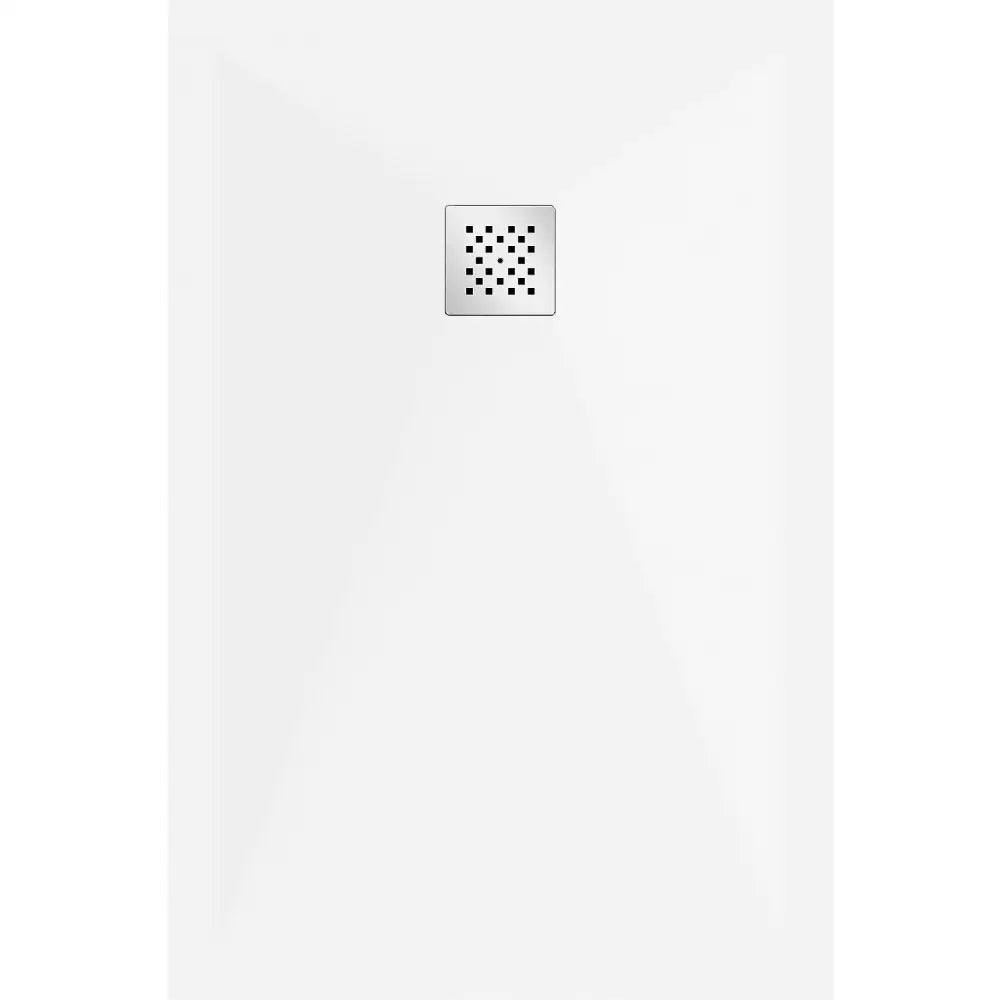 Mexen Stone + Rektangulært Kompositt Dusjkabinett 140x70 Cm Hvitt