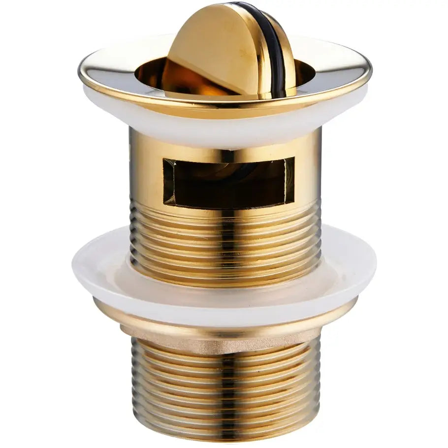 Mexen Stopper Klikk-klakk Roterende med Overløp Gull - 79923-