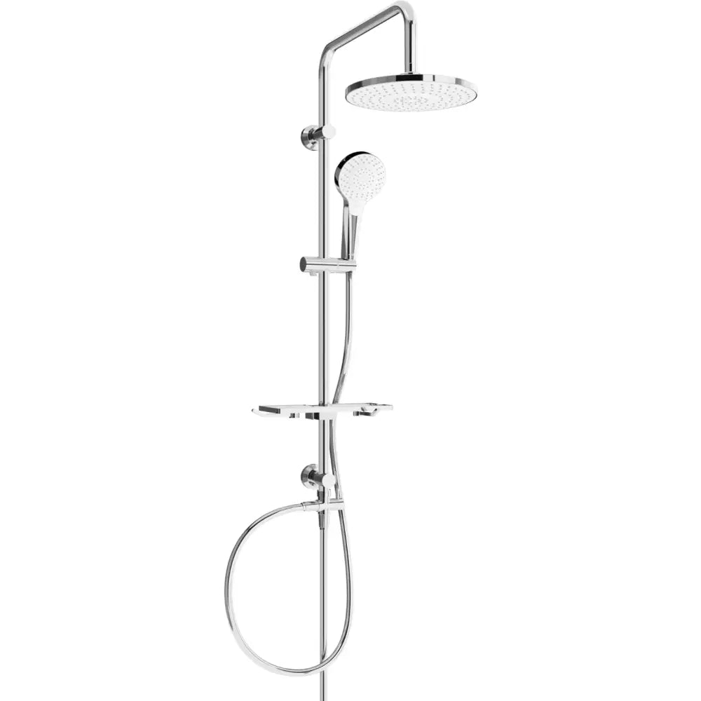 Dusjsett med Takdusj Krom/hvit S5