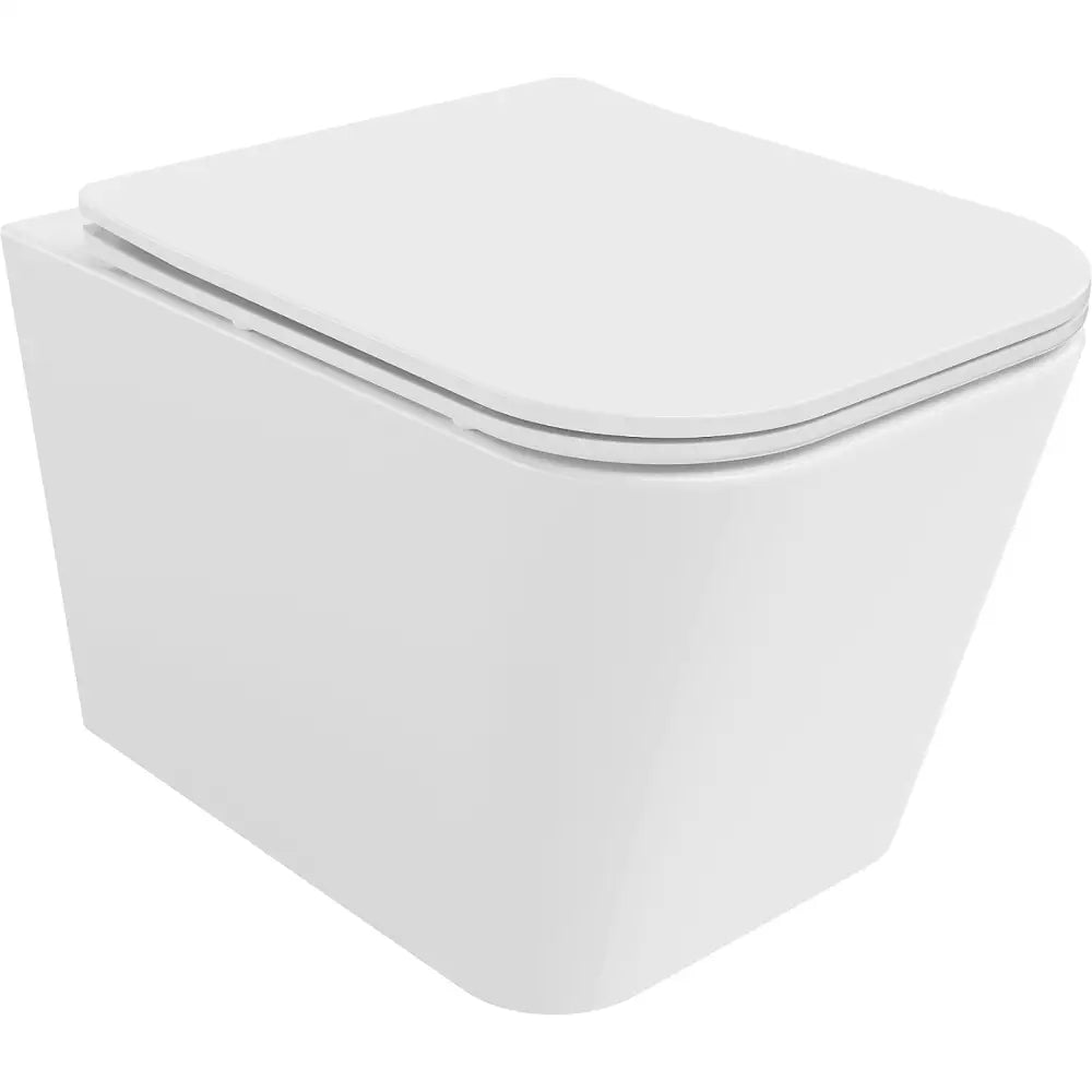 Mexen Teo Toalett uten Spylekant med Soft-close Sete Slim Duroplast Hvit