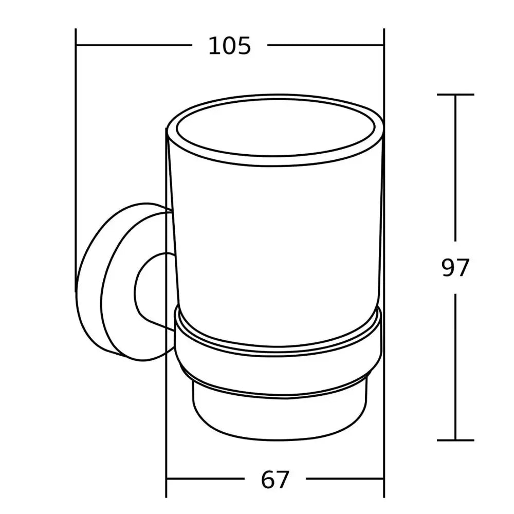Mexen Tiber Tannbørstekrus Svart - 7050538