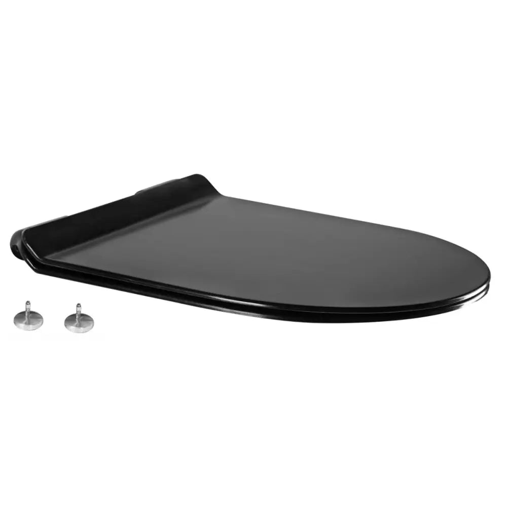 Mexen Toalettsete med Soft-close Slankt Laget av Duroplast Svart