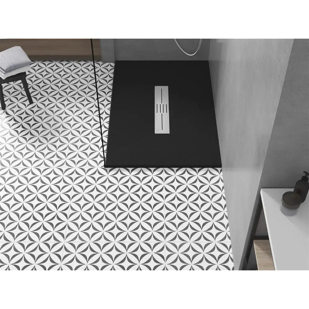 Mexen Toro Rektangulær Dusjbunn Smc 100x80 Cm Svart