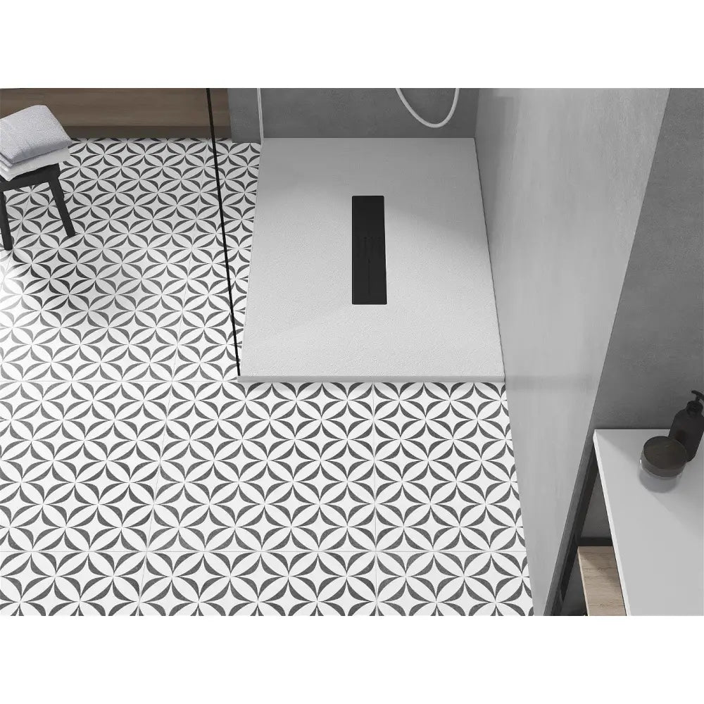 Mexen Toro Rektangulær Dusjbunn Smc 100x90 Cm Hvit med Svart Deksel - 43109010-b