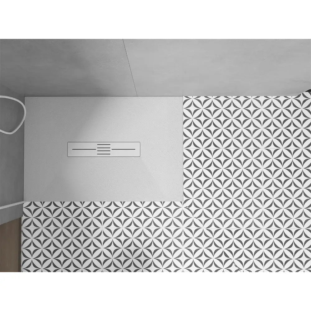 Mexen Toro Rektangulært Dusjbrett Smc 140x70 Cm Hvit med Hvit Frontpanel - 43107014-w