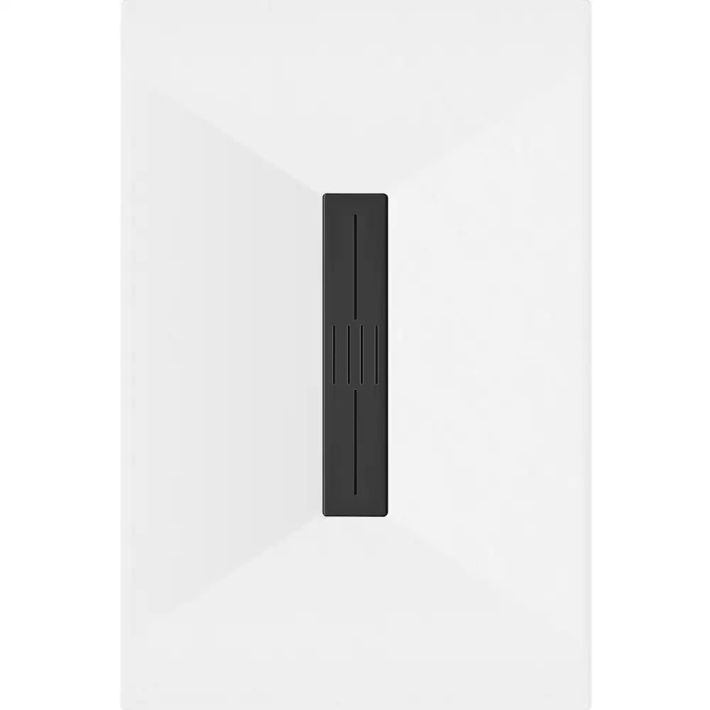 Mexen Toro Rektangulært Dusjbrett Smc 140x90 Cm Hvitt med Svart Deksel - 43109014-b