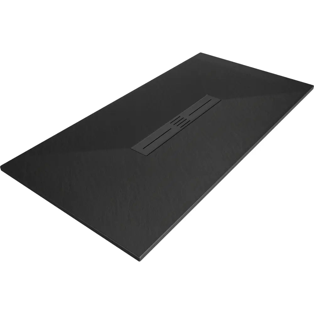 Mexen Toro Rektangulært Dusjbrett Smc 150x80 Cm Svart med Svart Deksel - 43708015-b