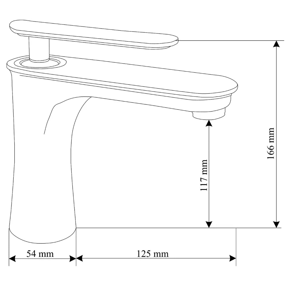 Mexen Trinity Servantbatteri Svart - 72600-