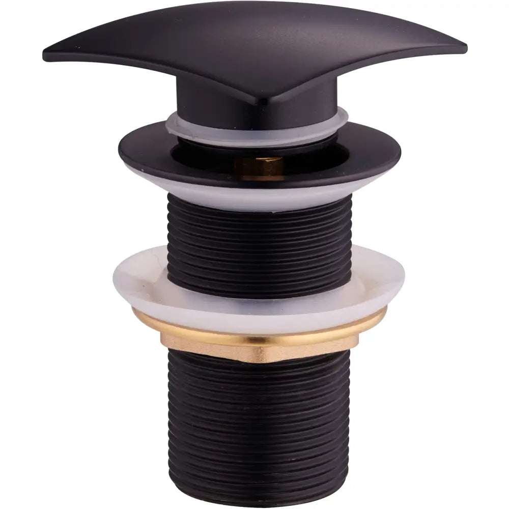 Mexen Trykk-og-klikk Firkantet Avløpsplugg Svart - 79916-