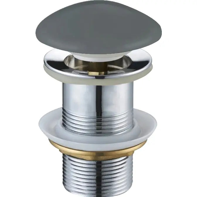 Mexen Trykk-og-klikk Rund Mørkegrå Keramisk Matt - 79910-