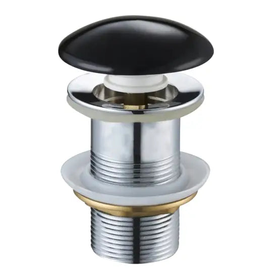 Mexen Trykk-og-pop Rund Svart Keramisk Glans - 79910-