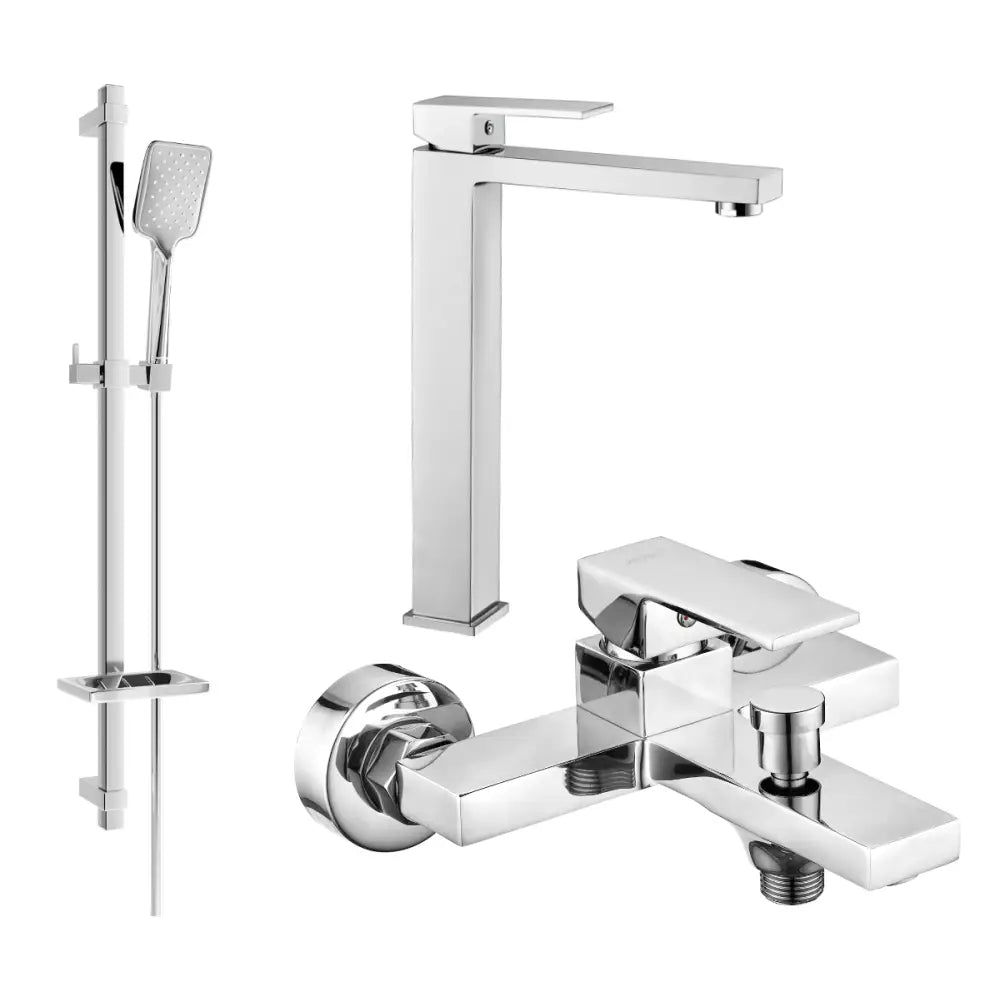 Mexen Uno Dq62 Badekarsett Krom - 71413dq62-