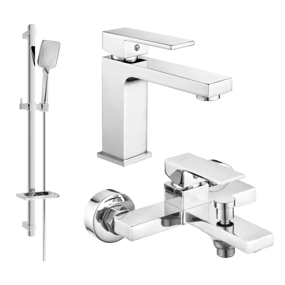 Mexen Uno Dq62 Badekarssett Krom - 71403dq62