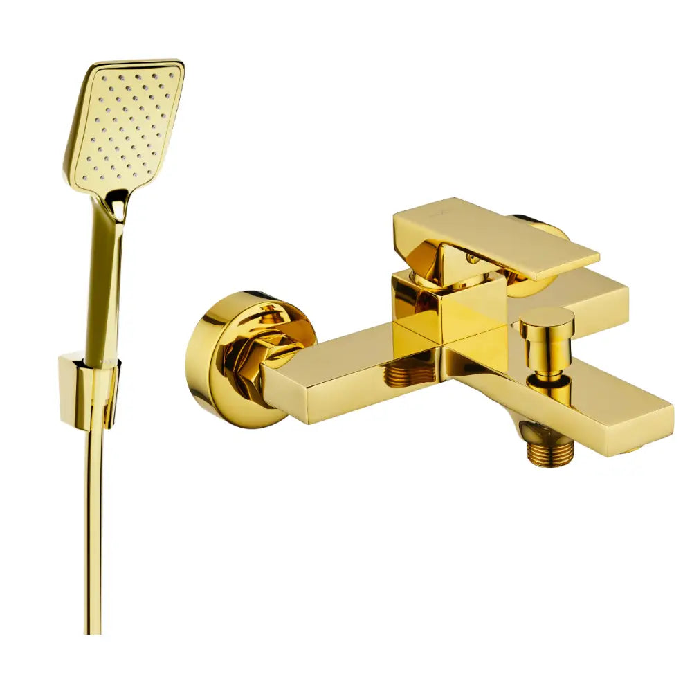 Mexen Uno R62 Badekarsbatteri med Dusjsett Gull - 7143r62