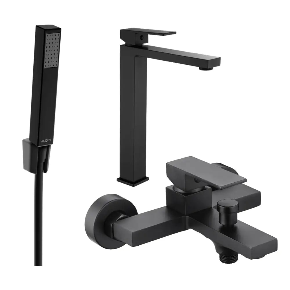 Mexen Uno R77 Badekarsett Svart - 71413r77