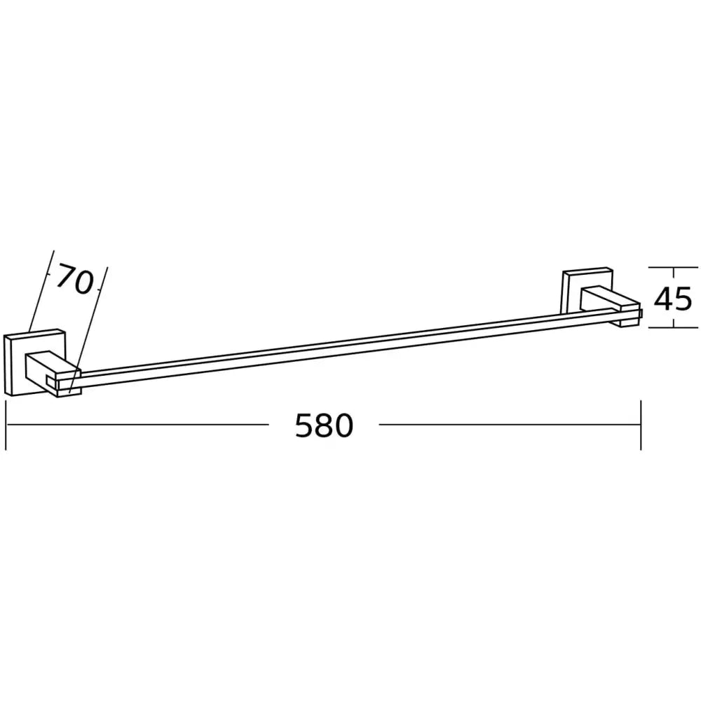 Mexen Vane Håndklehenger Krom - 7020924