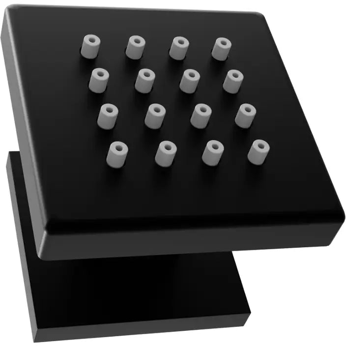 Mexen Veggmontert Side Dusjhode Sort - 79360