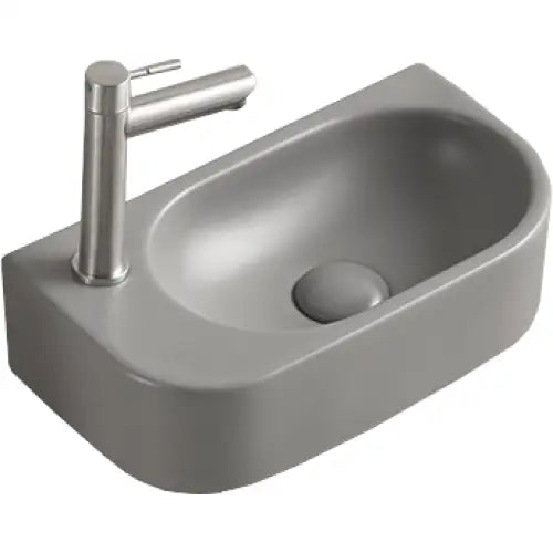 Mexen Viera Benkeplate Vask Venstre 40x21 Cm Lys Grå Matt - 21274061l