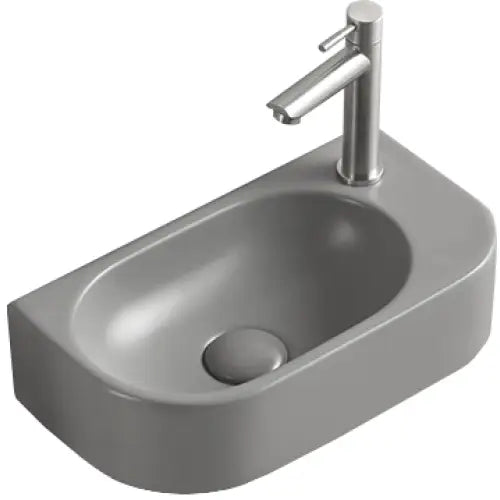 Mexen Viera Servant for Montering på Benkeplate Høyre 40x21 Cm Lys Grå Matt - 21274061r