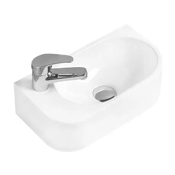 Mexen Viera Servant for Montering på Benkeplate Venstre 40x21 Cm Hvit - 21274000l