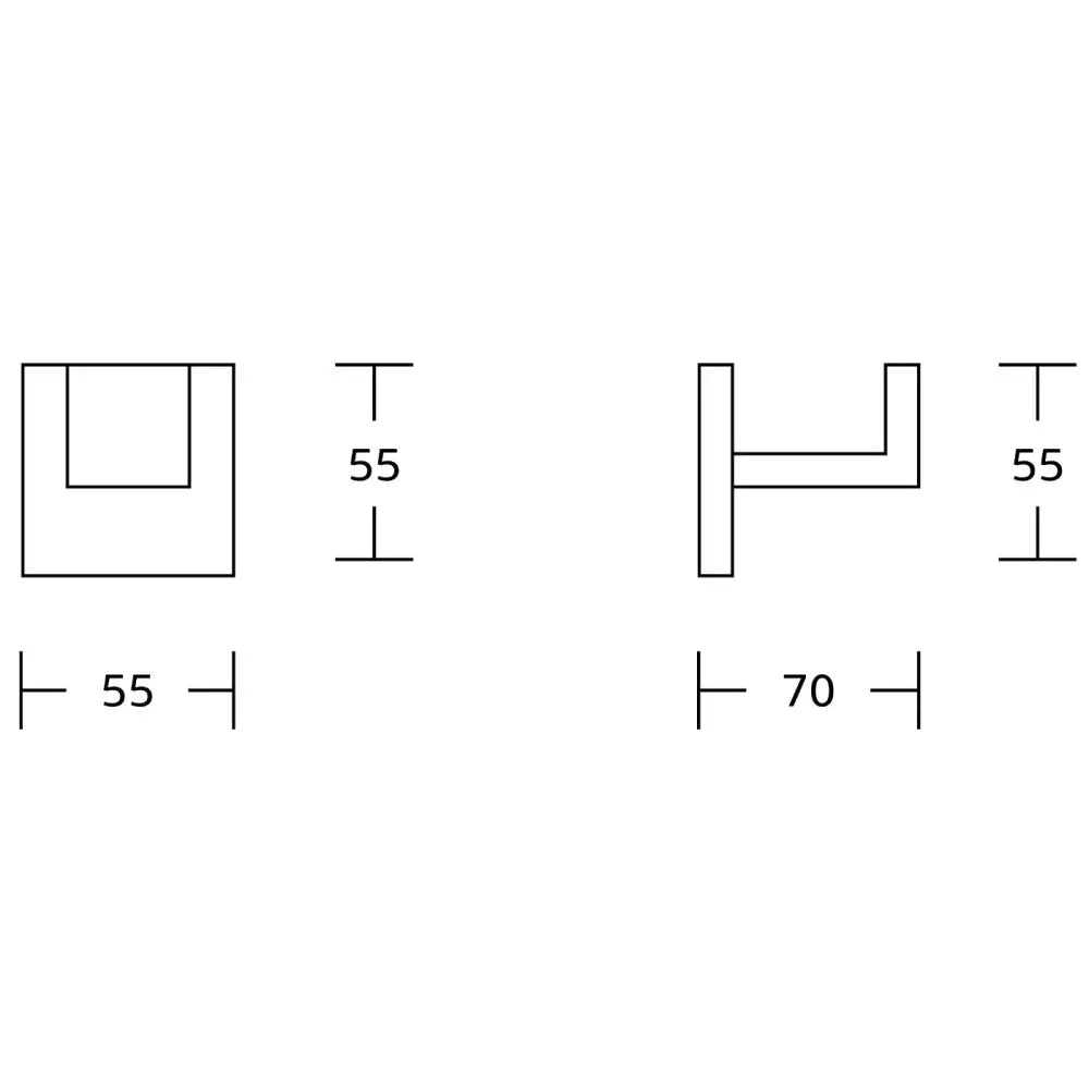 Mexen Vox Håndklekrok Krom - 707035