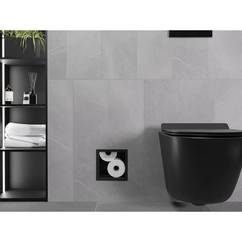 Mexen X-wall-b Toalettpapirholder Svart