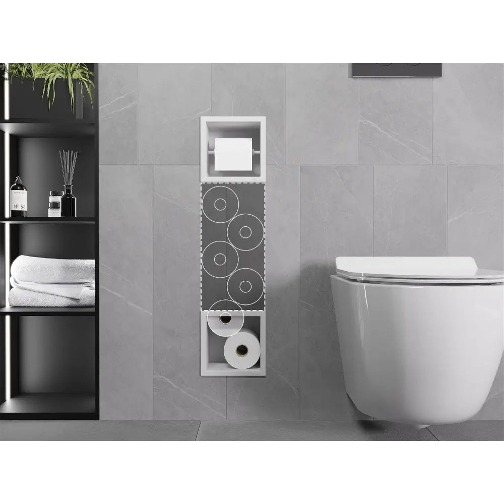 Mexen X-wall-bp Toalettpapirholder med Magasin Hvit