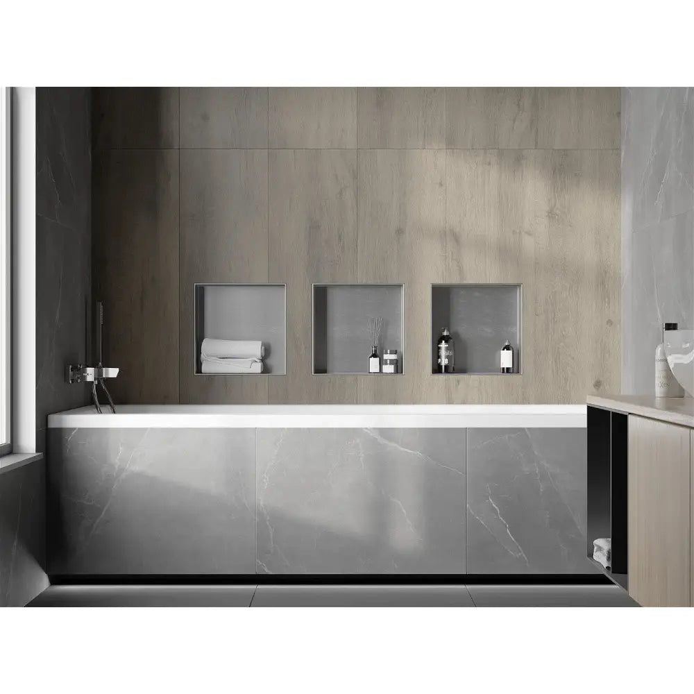 Mexen X-wall-nr Nisjehylle uten Flens 30x30 Cm Rustfritt Stål