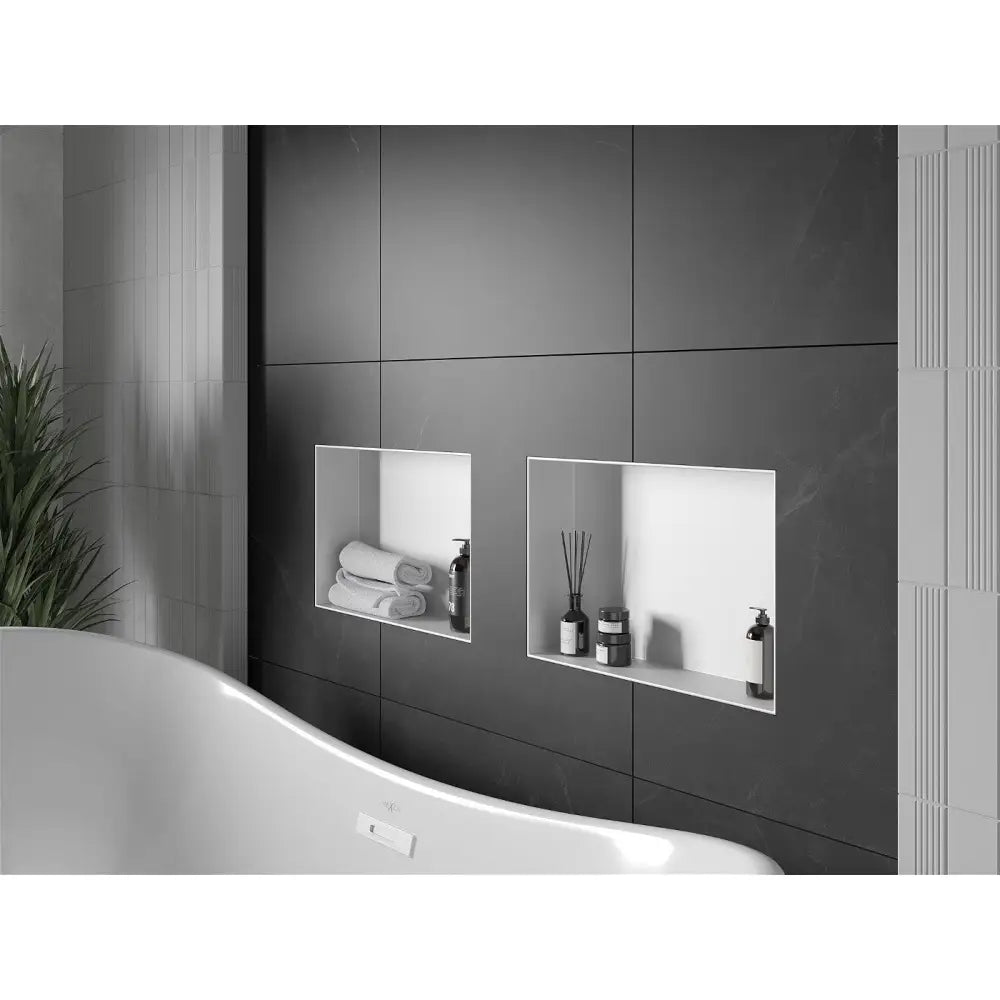 Mexen X-wall-nr Nisjehylle uten Flens 45x30 Cm Hvit