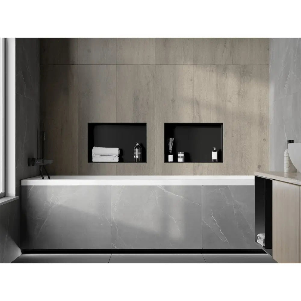 Mexen X-wall-nr Nisjehylle uten Flens 45x30 Cm Svart