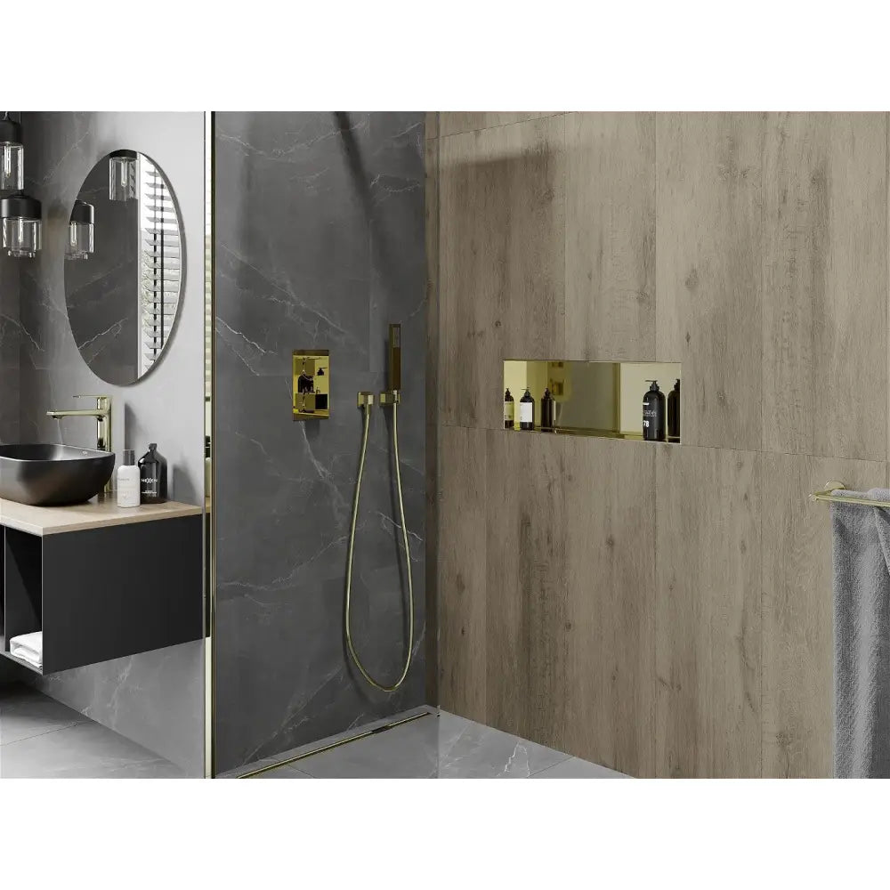 Mexen X-wall-nr Nisjehylle uten Flens 60x20 Cm Gull