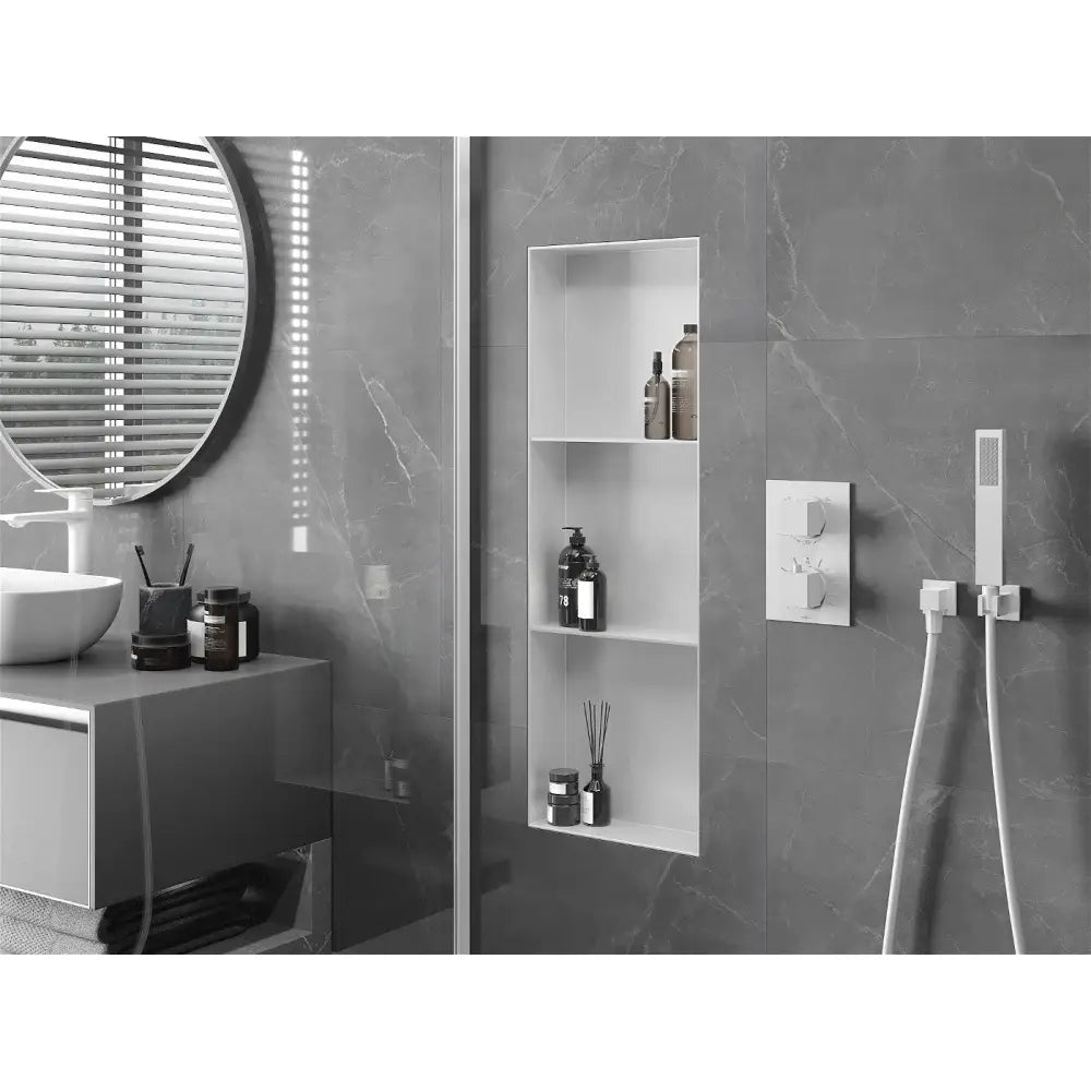 Mexen X-wall-nr Nisjehylle uten Flens med Hylle 90x30 Cm Hvit - 1921903010s