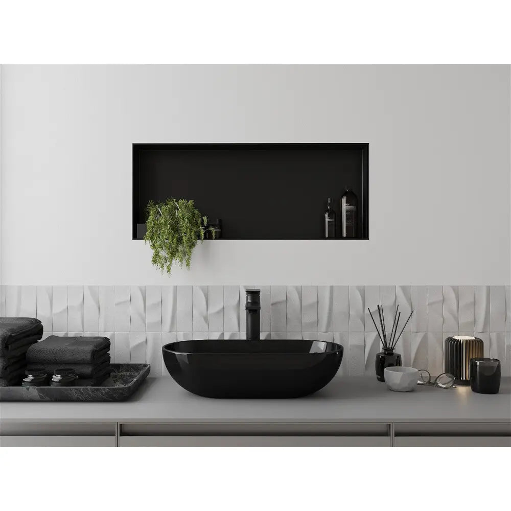 Mexen X-wall-nr Nisjehylle uten Kant 75x30 Cm Svart