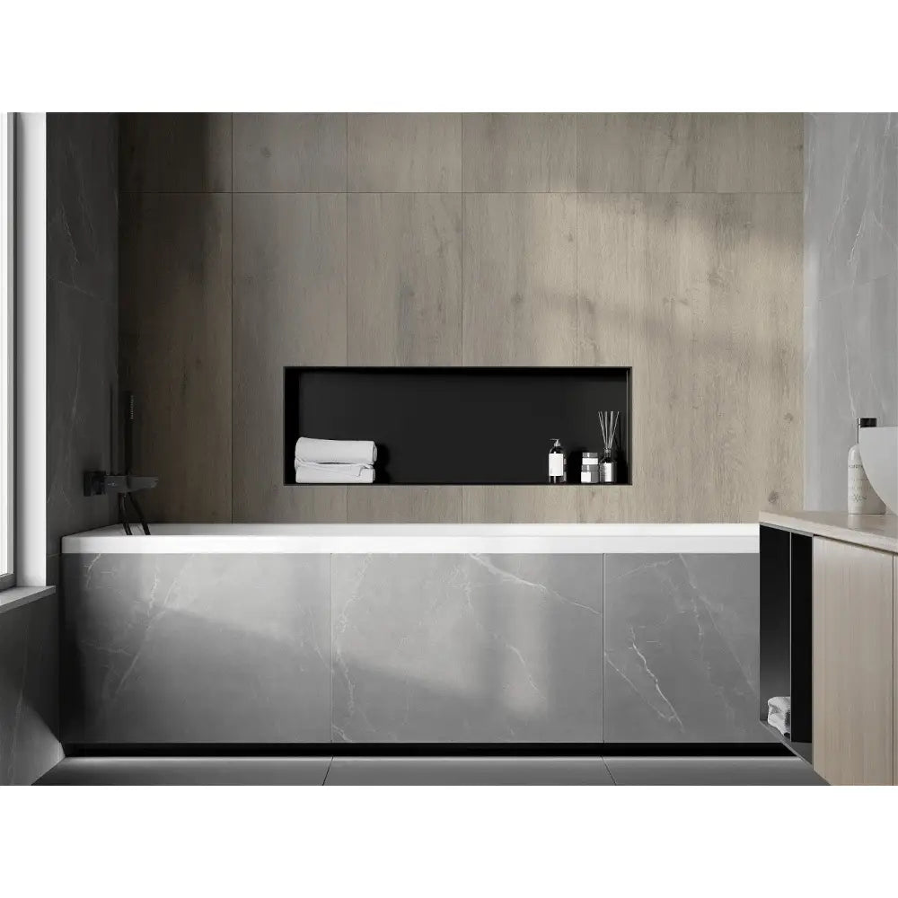 Mexen X-wall-nr Nisjehylle uten Kant 90x30 Cm Svart