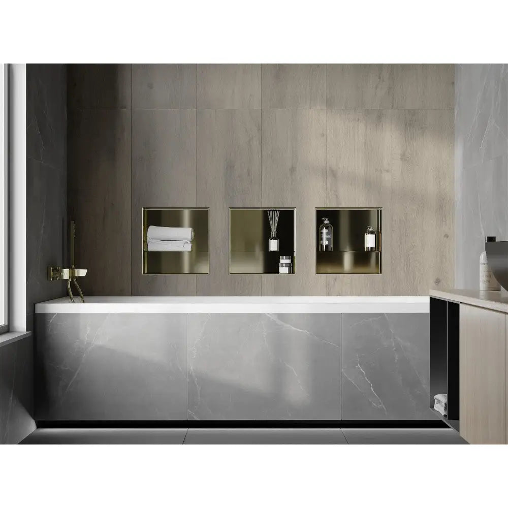 Mexen X-wall-nr Nisjehylle uten Kant med Hylle 30x30 Cm Gull - 1951303010s