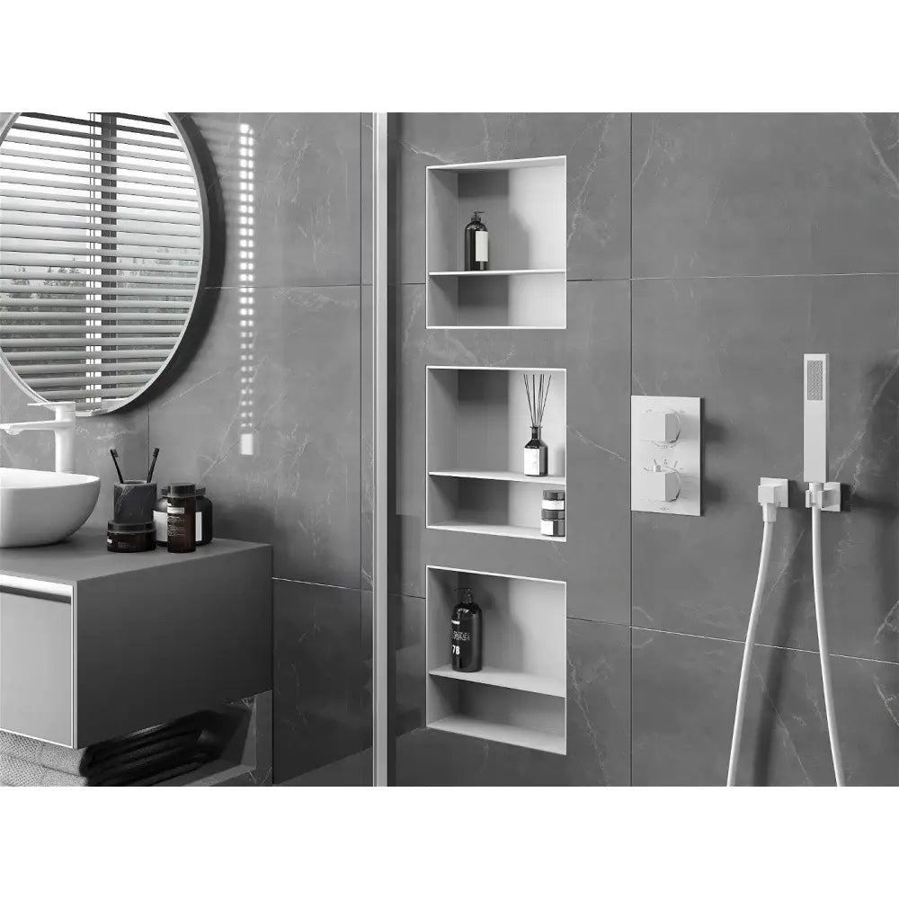 Mexen X-wall-nr Nisjehylle uten Kant med Hylle 30x30 Cm Hvit - 1921303010s