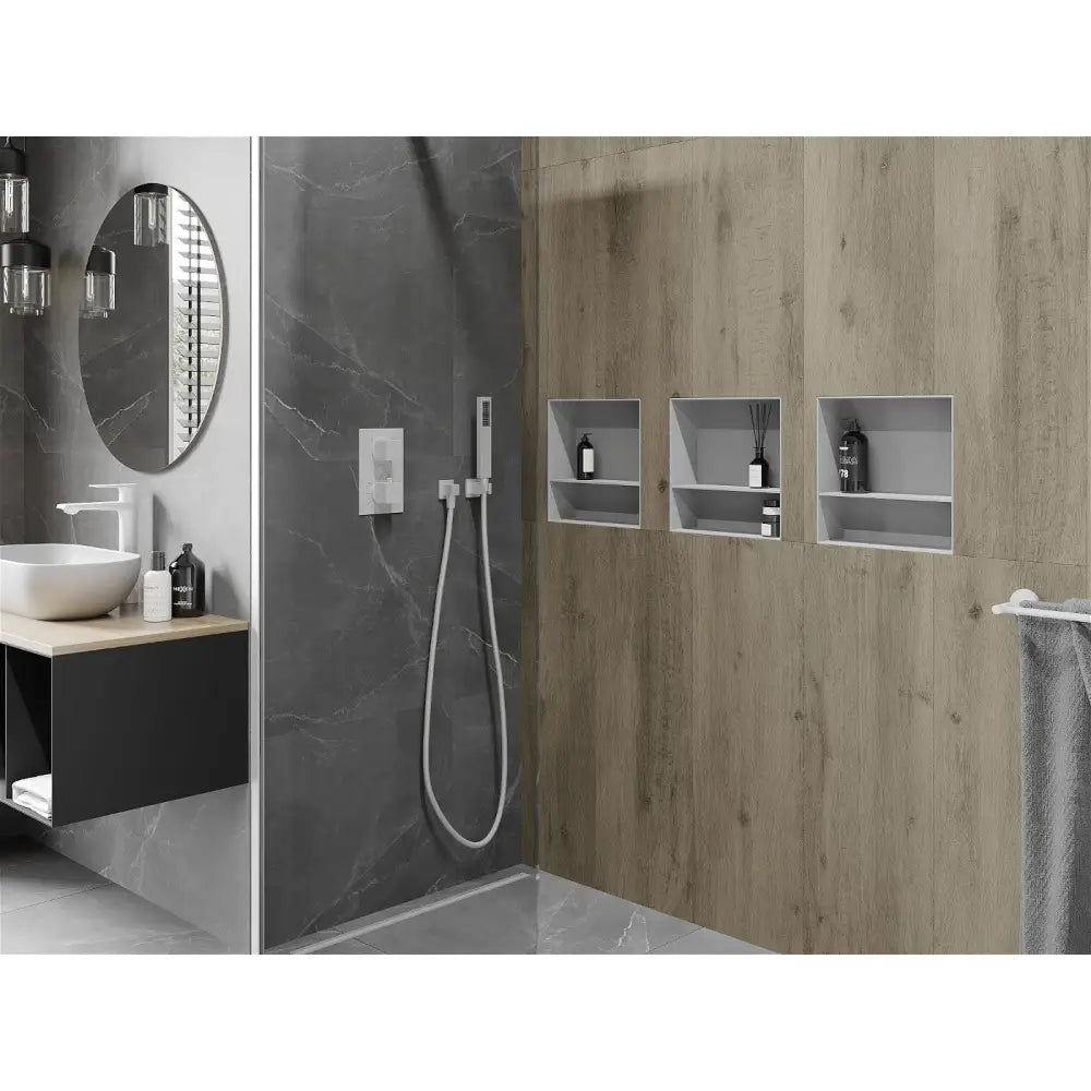 Mexen X-wall-nr Nisjehylle uten Kant med Hylle 30x30 Cm Hvit - 1921303010s