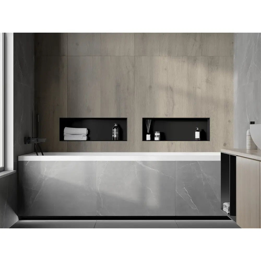 Mexen X-wall-nr Nisjehylle uten Krage 60x20 Cm Svart