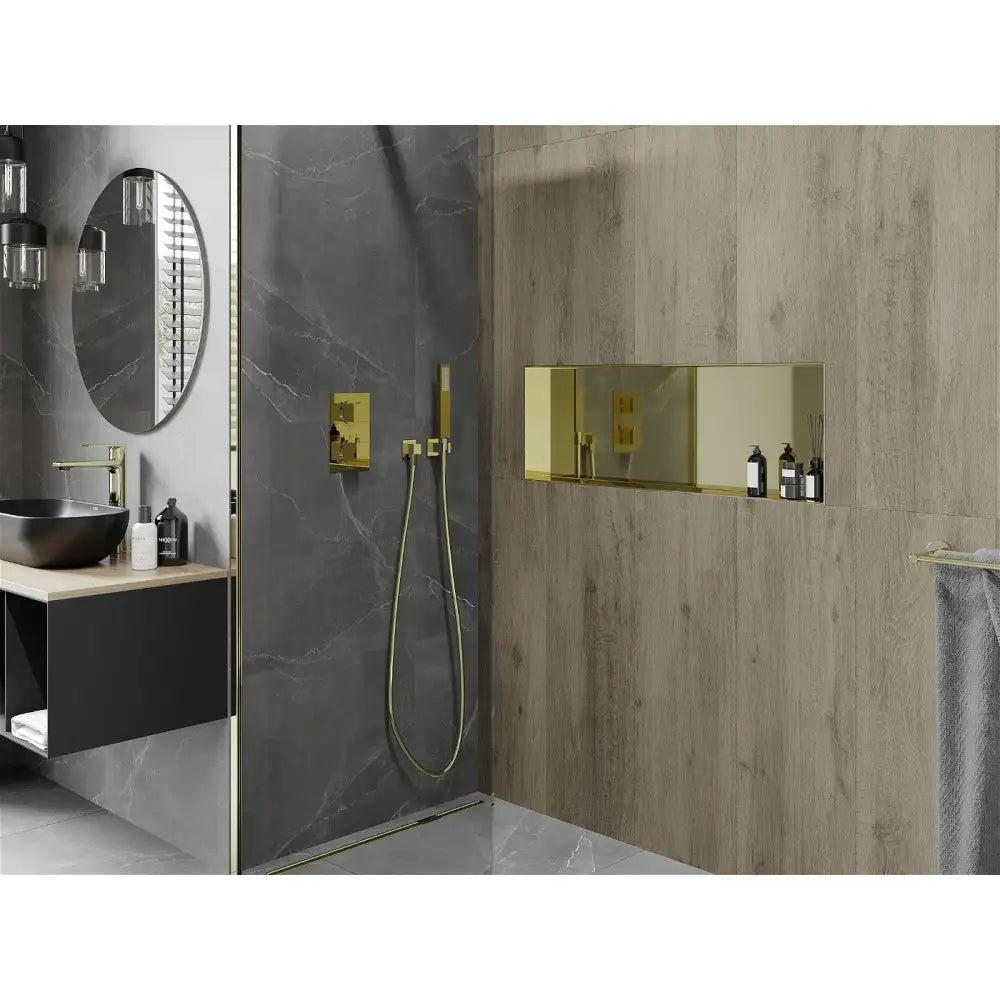 Mexen X-wall-nr Nisjehylle uten Krage 90x30 Cm Gull