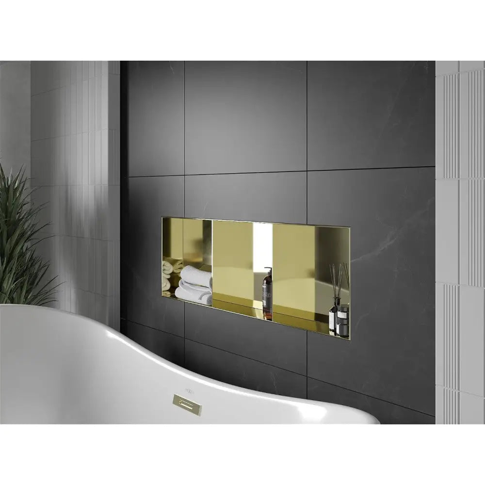 Mexen X-wall-nr Nisjehylle uten Krage med Hylle 90x30 Cm Gull - 1951903010s