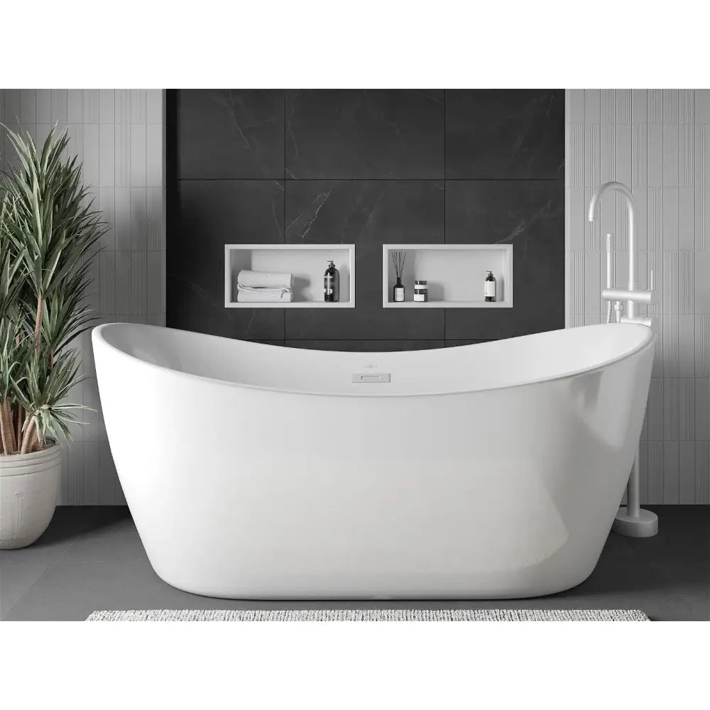 Mexen X-wall-r Innebygd Hylle med Kant 45x20 Cm Hvit